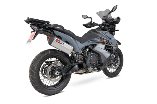 KTM Adventure 890 / Adventure 890 R Serket Parallel Slip-on - Stainless Steel Sleeve - Scorpion Exhaust