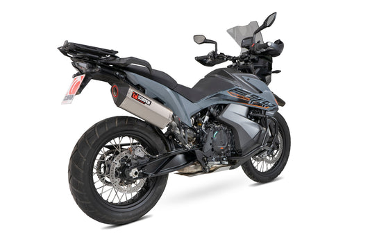 KTM Adventure 890 / Adventure 890 R Serket Parallel Slip-on - Titanium Sleeve - Scorpion Exhaust