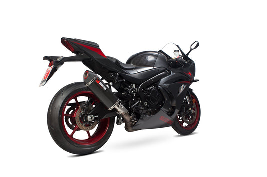 Suzuki GSX-R1000 Serket Parallel Slip-on - Black Ceramic Coated Sleeve - Scorpion Exhaust