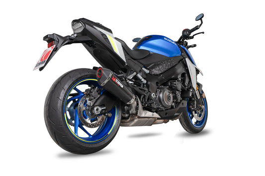 Suzuki GSX-S 1000 Serket Taper Slip-on - Carbon Fibre Sleeve - Scorpion Exhaust