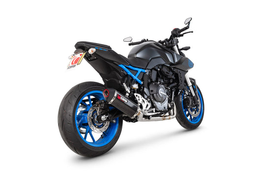 Suzuki GSX-8 S Serket Parallel Full System - Carbon Fibre Sleeve - Scorpion Exhaust