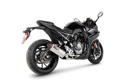 Suzuki GSX-8 R Serket Parallel Full System - Stainless Steel Sleeve - Scorpion Exhaust