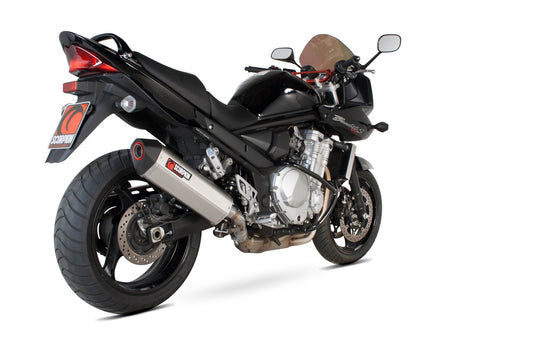 Suzuki GSF1250 Bandit Serket Parallel Slip-on - Brushed Stainless Steel Sleeve - Scorpion Exhaust