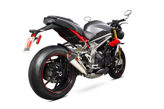 Triumph Speed Triple 1050 R Serket Taper Slip-on - Titanium Sleeve - Scorpion Exhaust