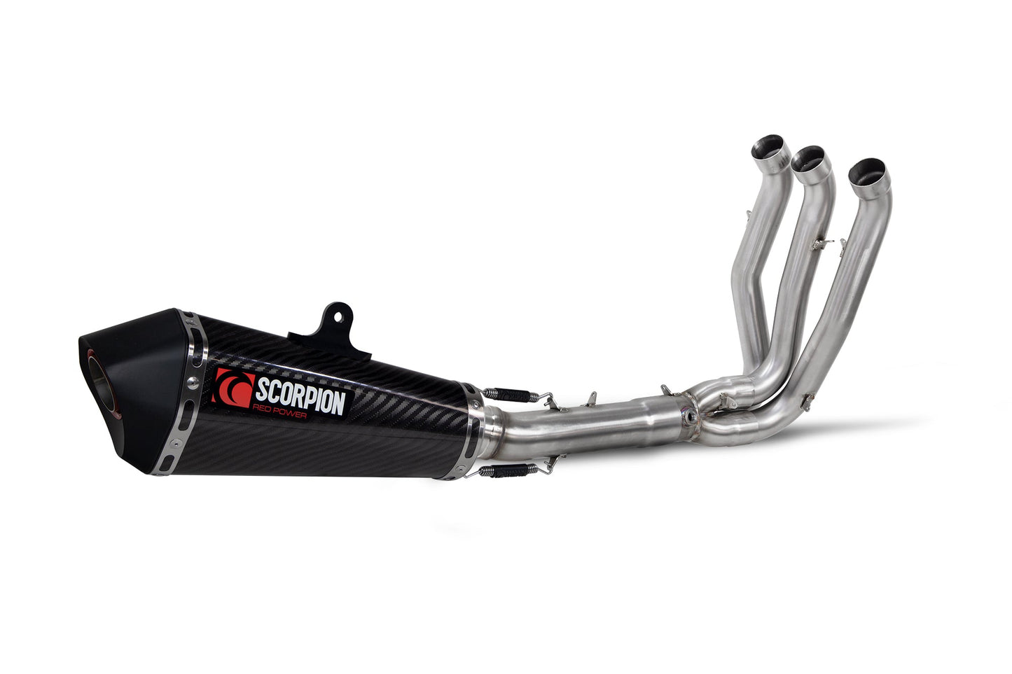 Triumph Trident 660 Serket Taper Full System - Carbon Fibre Sleeve - Scorpion Exhaust