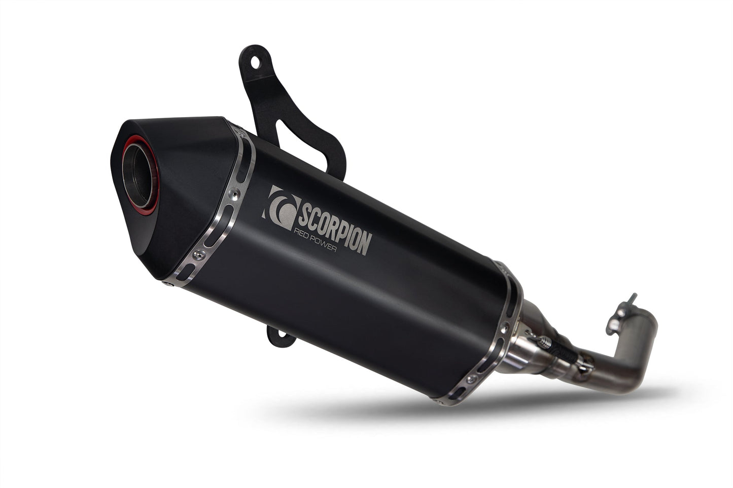 Vespa GTS 125 / 300 HPE (all models)Serket Parallel Slip-on - Black Ceramic Coated Sleeve - Scorpion Exhaust