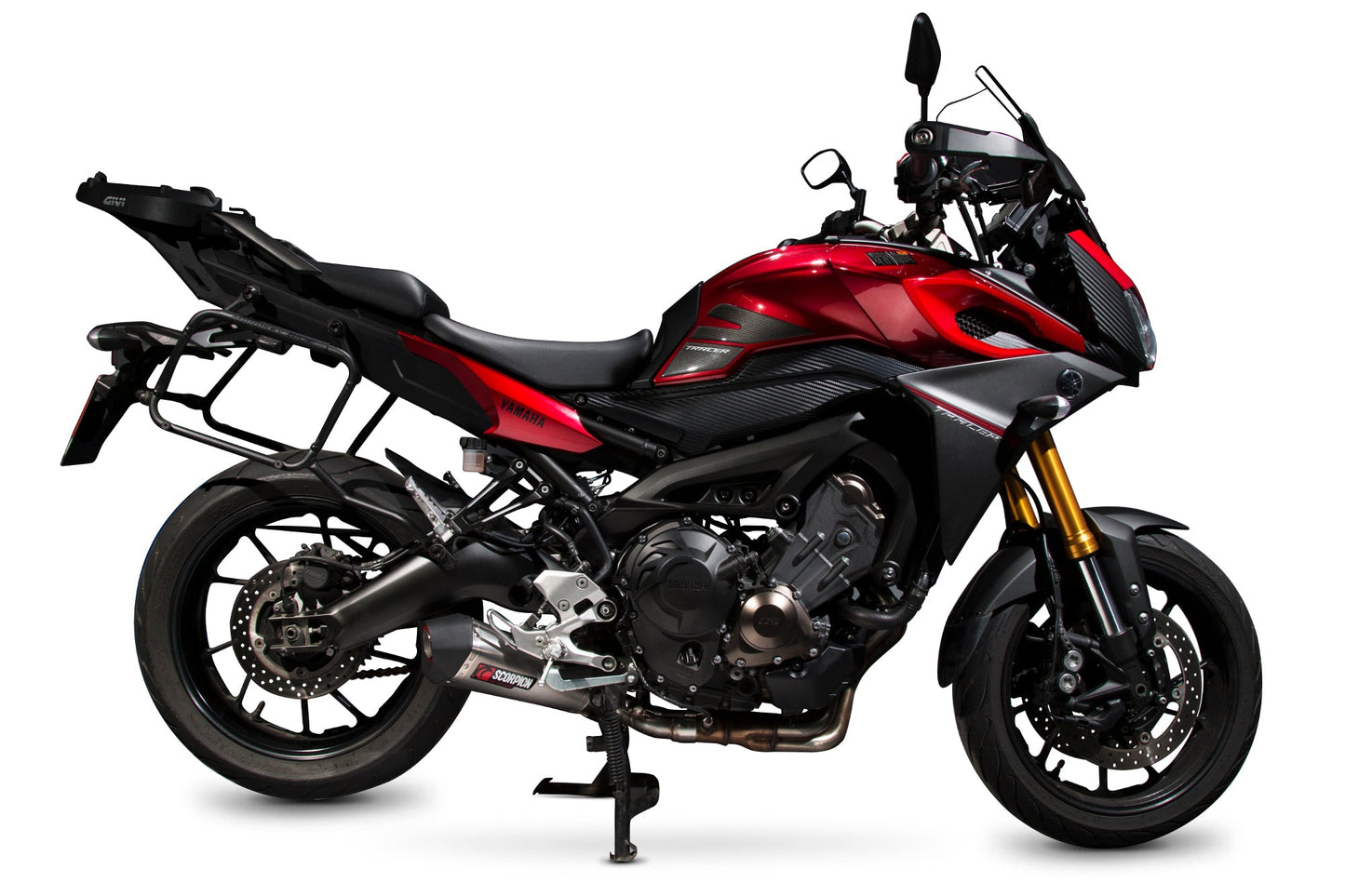 Yamaha Tracer 900 / Tracer 900 GT Serket Taper Slip-on - Titanium Sleeve - Scorpion Exhaust
