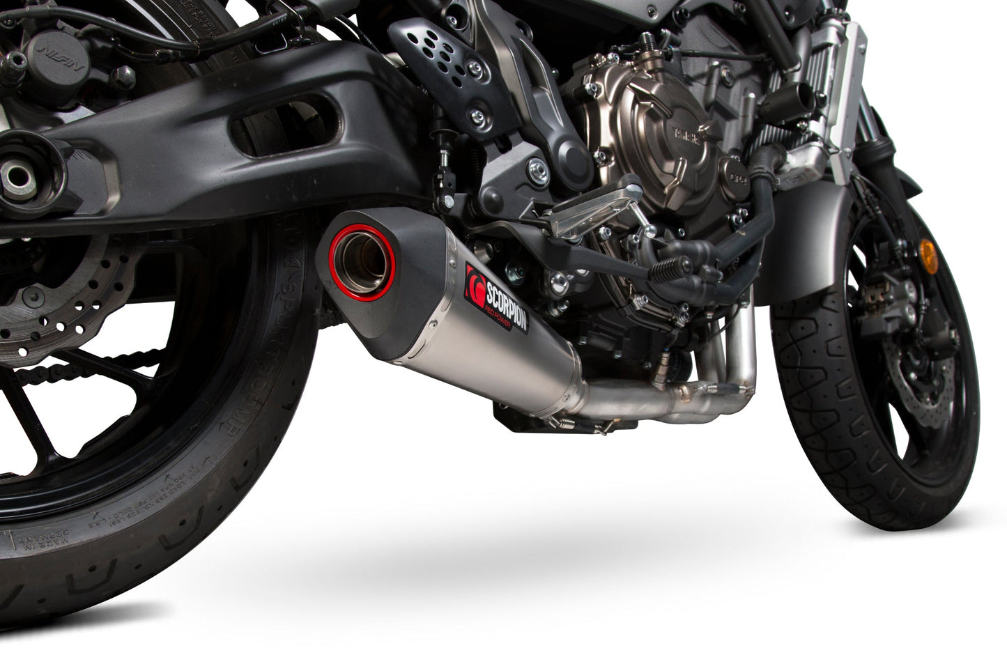 Yamaha XSR700 (2016-2020) / XSR700 Xtribute (2019-2020)Serket Taper Full System - Titanium Sleeve - Scorpion Exhaust