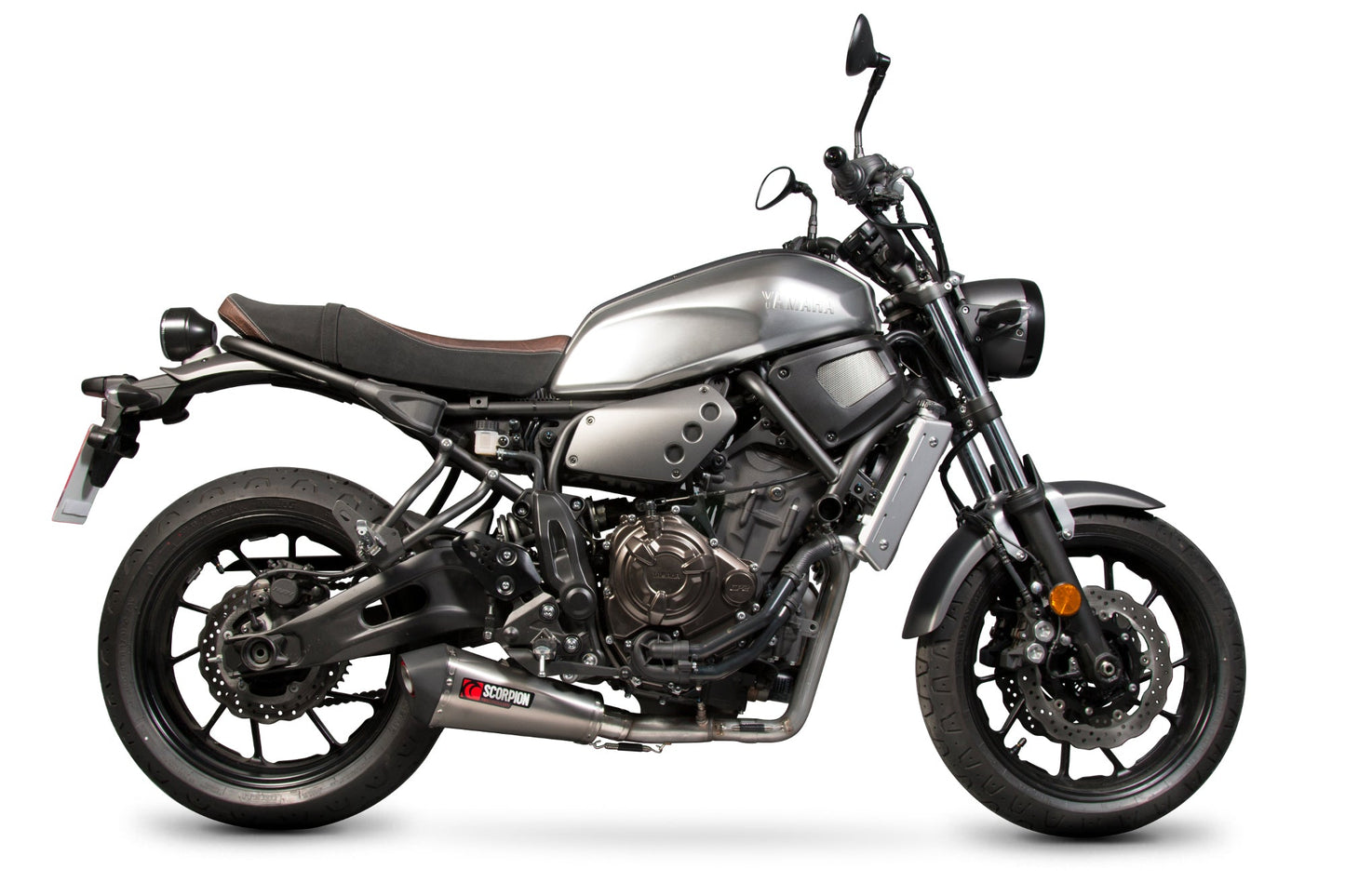 Yamaha XSR700 (2016-2020) / XSR700 Xtribute (2019-2020)Serket Taper Full System - Titanium Sleeve - Scorpion Exhaust