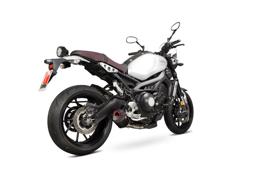 Yamaha XSR900 Serket Parallel Slip-on - Carbon fibre sleeve - Scorpion Exhaust