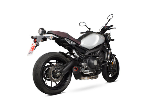 Yamaha XSR900 Serket Parallel Full System - Carbon Fibre Sleeve - Scorpion Exhaust