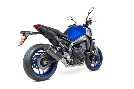 Yamaha MT-09 Serket Full System - Carbon Fibre Sleeve - Scorpion Exhaust