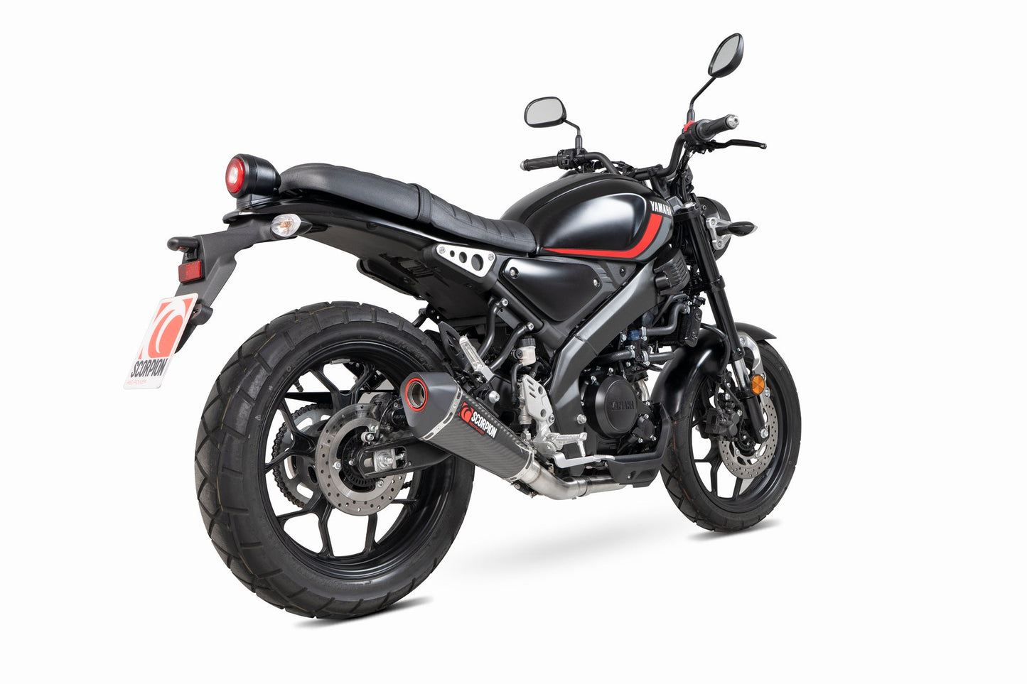 Yamaha XSR-125 Serket Taper Full System - Carbon Fibre Sleeve - Scorpion Exhaust