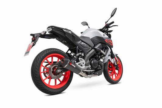Yamaha MT-125 Euro 5 Serket Taper Full System - Carbon Fibre Sleeve - Scorpion Exhaust
