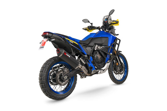 Yamaha Tenere 700 World Raid Serket Parallel Slip-on - Black Ceramic Coated Sleeve - Scorpion Exhaust