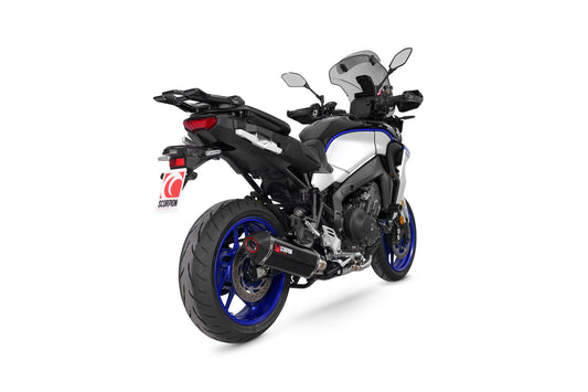Yamaha Tracer 9 Including GT & GT+Serket Parallel Full System - Carbon Fibre Sleeve - Scorpion Exhaust