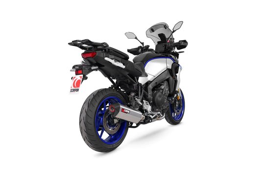 Yamaha Tracer 9 Including GT & GT+Serket Parallel Full System - Stainless Steel Sleeve - Scorpion Exhaust