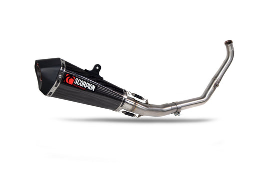 Yamaha YZF-R125 Euro 5+ / R15 V4 M Serket Taper Full System - Carbon Fibre Sleeve - Scorpion Exhaust
