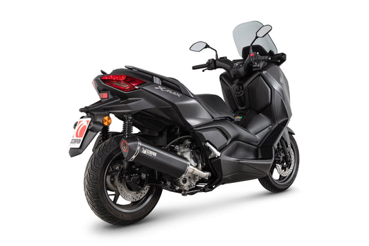 Yamaha X-Max 300 Euro 5 Serket Parallel Slip-on - Black Ceramic Coated Sleeve - Scorpion Exhaust