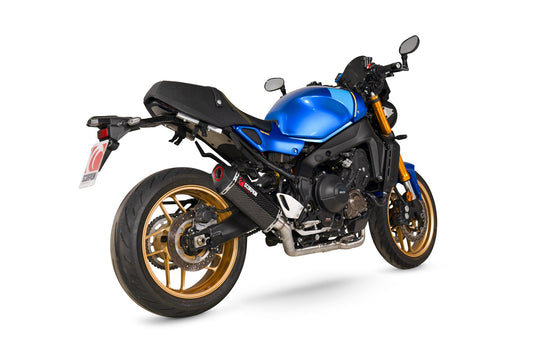 Yamaha XSR 900 Euro 5+Serket Full System - Carbon Fibre Sleeve - Scorpion Exhaust