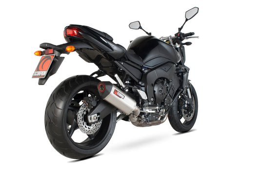 Yamaha FZ1 / FZ1 S Serket Parallel Slip-on - Brushed Stainless Steel Sleeve - Scorpion Exhaust