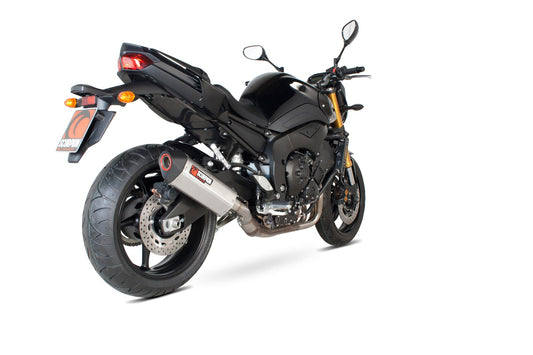 Yamaha FZ8 / Fazer 8 Serket Parallel Slip-on - Brushed Stainless Steel Sleeve - Scorpion Exhaust