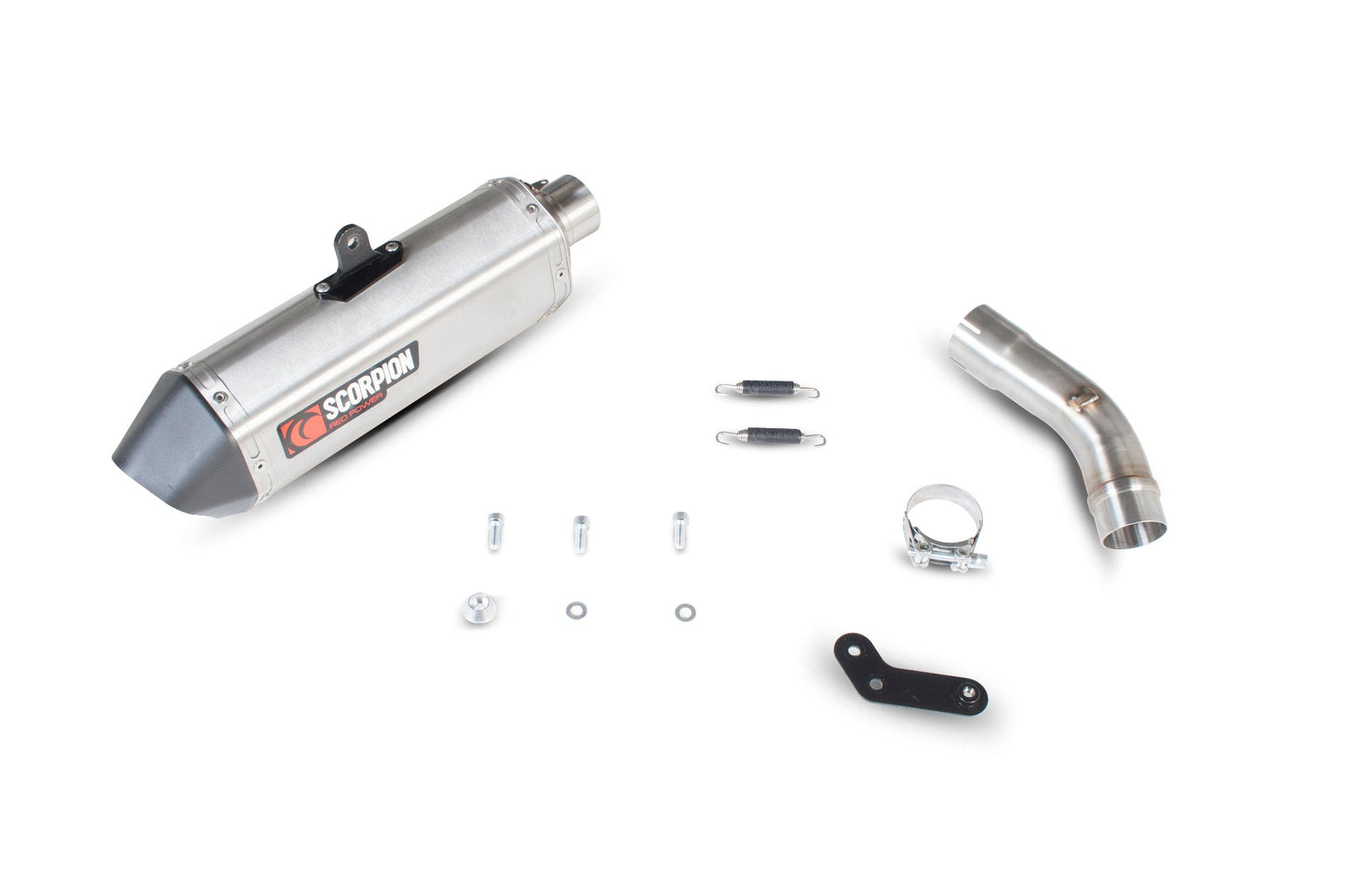 Yamaha FZ8 / Fazer 8 Serket Parallel Slip-on - Brushed Stainless Steel Sleeve - Scorpion Exhaust