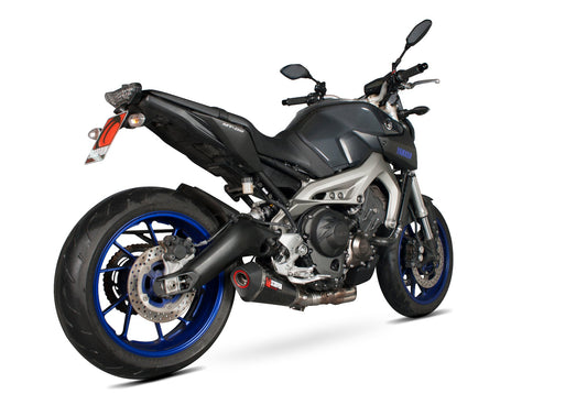 Yamaha MT-09 (2013-2020) / MT-09 SP (2018-2020)Serket Taper Slip-on - Carbon Fibre Sleeve - Scorpion Exhaust
