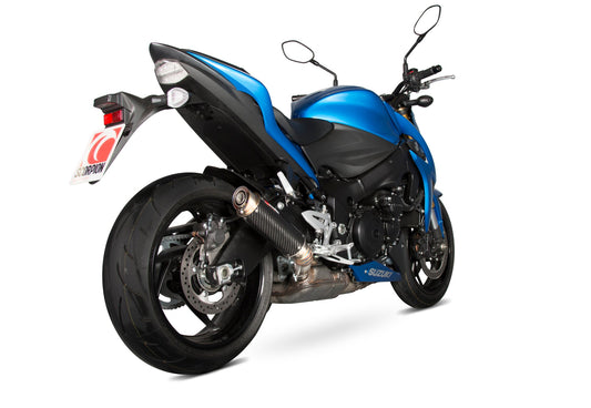 Suzuki GSX-S 1000 / GSX-S 1000 FRP1-GP Slip-on - Carbon Fibre Sleeve - Scorpion Exhaust