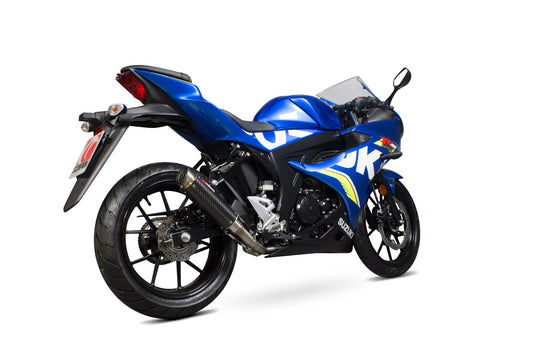 Suzuki GSX-R 125 / GSX-R 150 RP1-GP Full System - Carbon Fibre Sleeve - Scorpion Exhaust