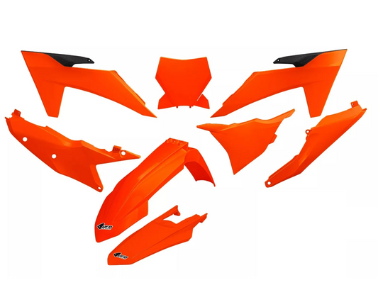 KTM Plastics Kit SX SXF XC 2023 - 2024 All Orange Motocross UFO KTKIT529F@127