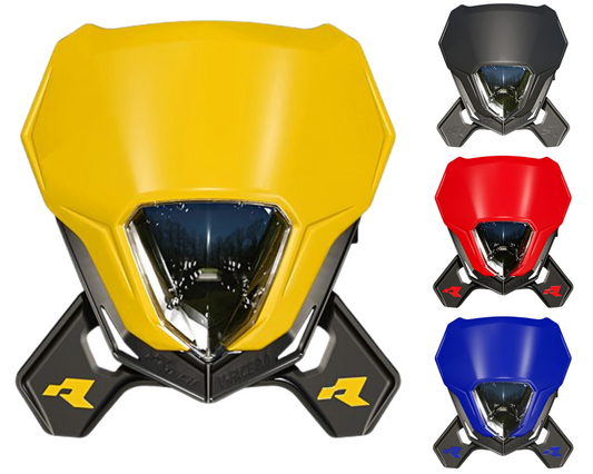 Enduro Motocross Headlight LED VFace 2.0 RTECH Mask