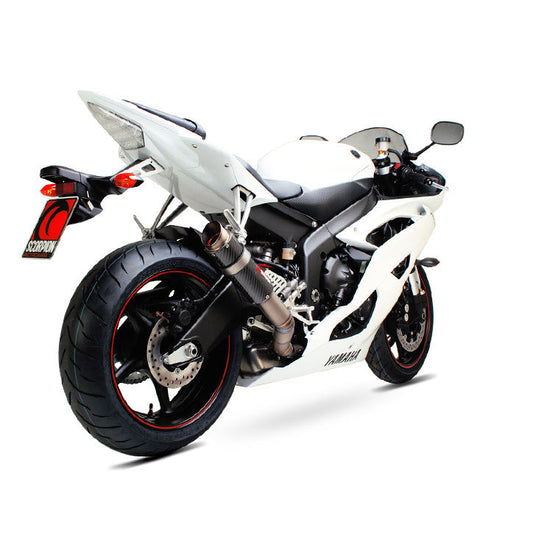 Yamaha YZF-R6 RP1-GP Slip-on - Carbon Fibre Sleeve - Scorpion Exhaust