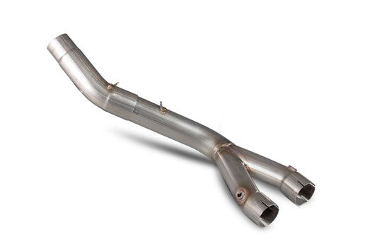 Yamaha YZF-R1 / YZF-R1 M Catalyst Removal Pipe - Stainless Steel - Fits to O.E, Scorpion Serket taper and RP1-GP Silencer - Scorpion Exhaust