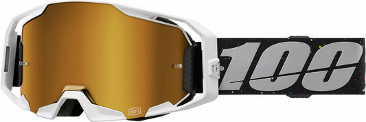 100% ARmatic Goggle Gold Silver Mirror