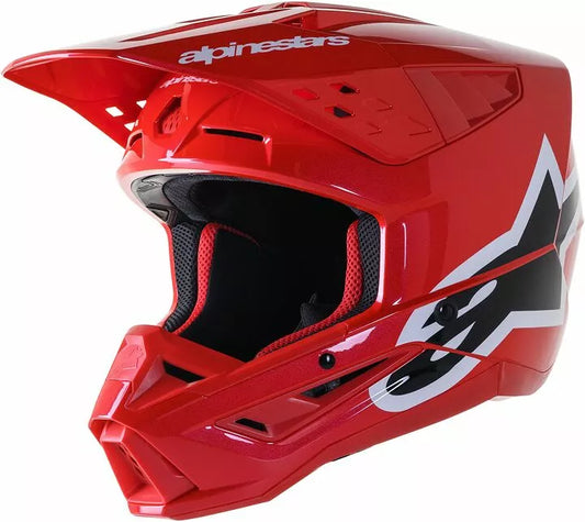 Alpinestars Supertech M5 Corp Helmet Red Adult