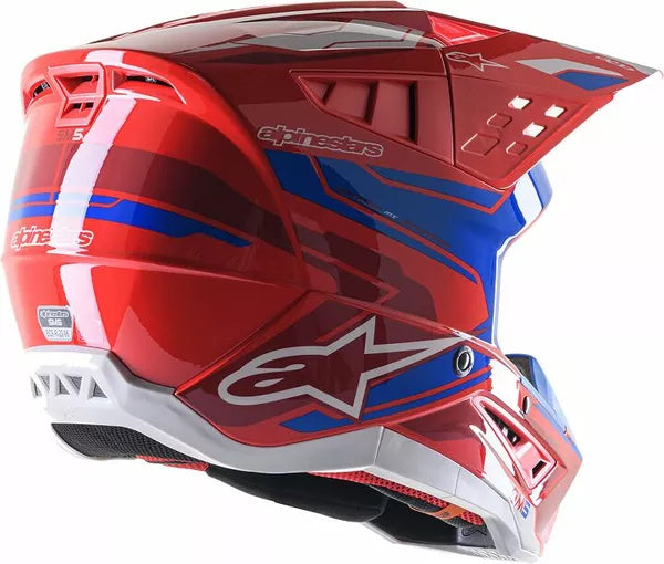 Alpinestars Supertech M5 Action 2 Helmet Red Adult