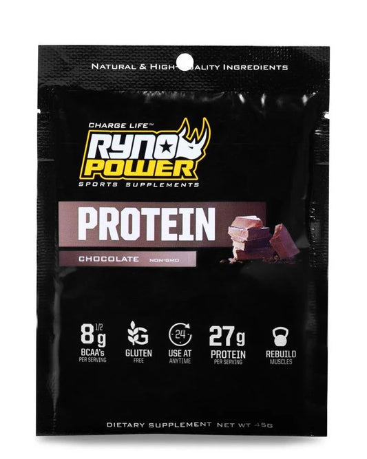 Chocolate Protein Single Serving - RYNO POWER