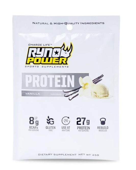 Vanilla Protein Single Serving - RYNO POWER