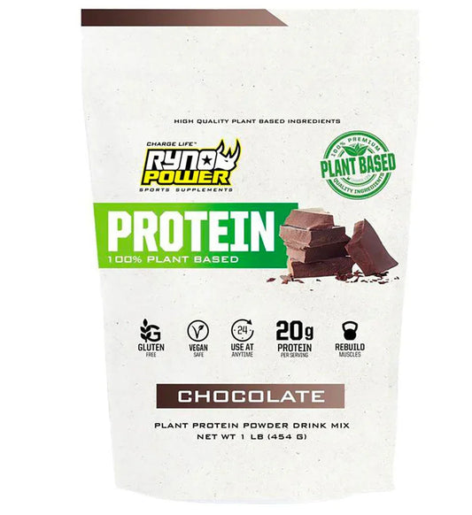 Chocolate Plant Protein Powder 1LB - RYNO POWER