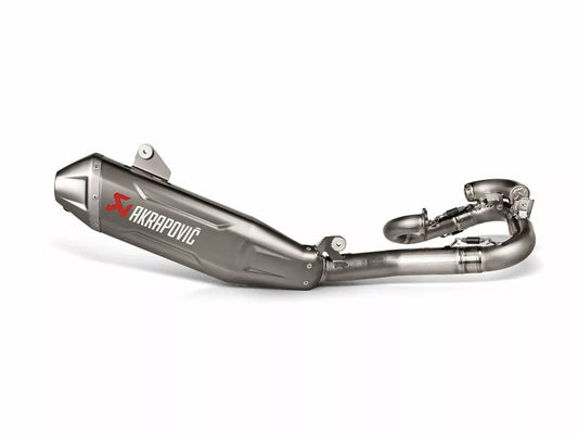 AKRAPOVIC Evo Line Exhaust System YAMAHA YZF 450 WRF 450 YZF 450X 2024 - 2025 TITANIUM