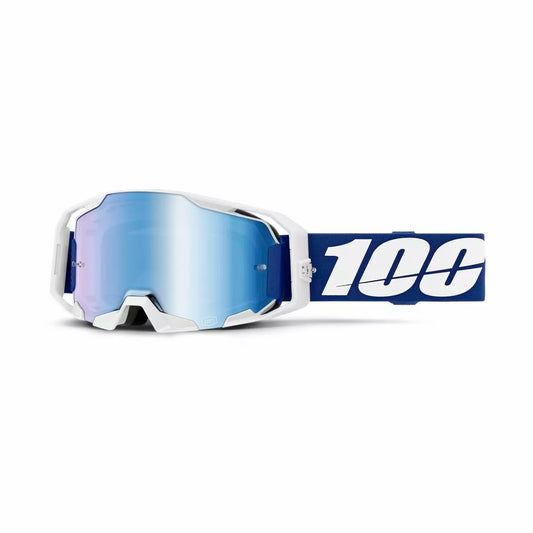 100% ARmatic Goggle Blue White Mirror