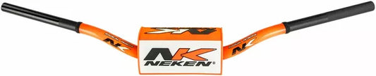 NEKEN FAT BARS HANDLEBAR FLUO ORANGE / WHITE KTM SXF250 SXF350 SXF450