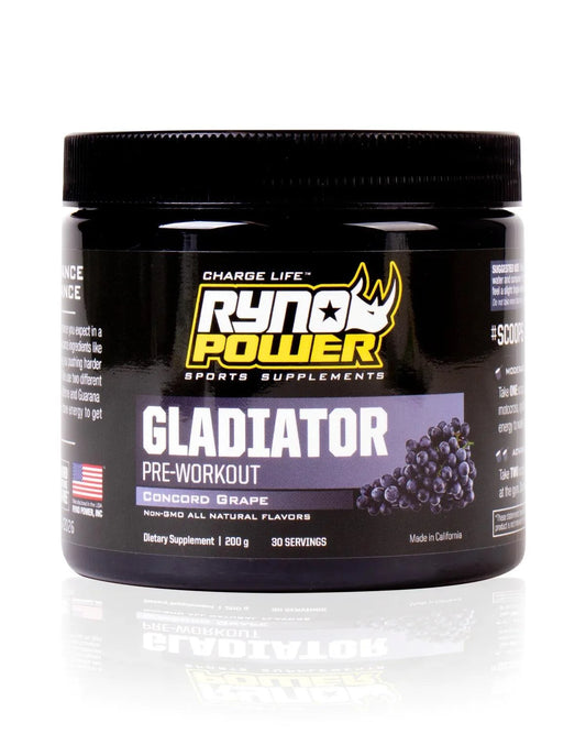 Gladiator Pre-Workout Grape - RYNO POWER