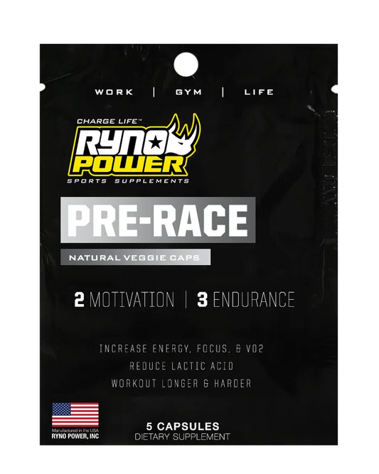 Pre-Race Pack Single Serving - RYNO POWER
