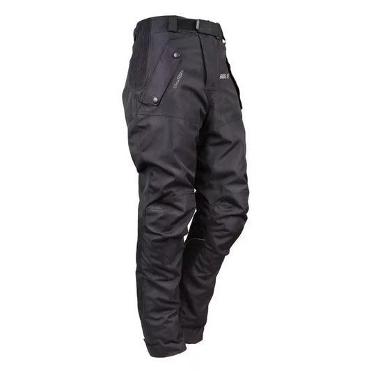 ADVENTURE WATERPROOF MOTORCYCLE PANTS / TROUSERS BIKE IT TRIPLE BLACK ULTIMATE