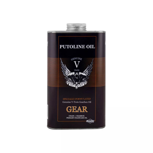 Motorcycle Oil GENUINE V TWIN GEAR, 1lt Litre. PUTOLINE OIL.