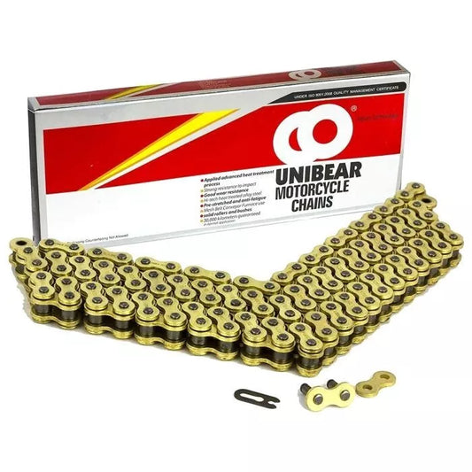 Motorcycle Motocross Chain UNIBEAR 520H-118L GOLD CHAIN motorcross enduro