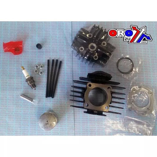 Cylinder Barrel Kit Yamaha PW50 60cc Big Bore Head Piston. PY QT PW 50 60 cc