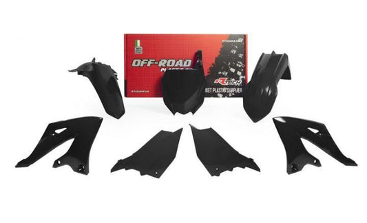 PLASTIC KIT RTECH YAMAHA YZ 125 YZ 250 2022-2025 BLACK